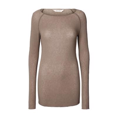 Gai Lisva Amalie LS Wool Bluse Calm Grey Shop Online Hos Blossom